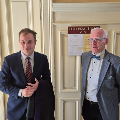 OS Olomouc 30.4.2025: Ing. Milan Tomis, kostlivec JUDr. Igora Stříže a Zdena Mašínová