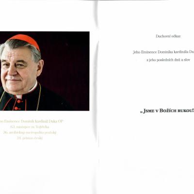 3/3: Ukázky z duchovního odkazu Jeho Eminence kardinála Dominika Duky OP