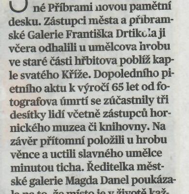 MFD Drtikol 14.1.2026