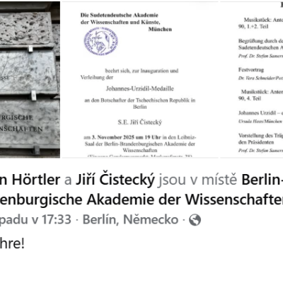 Berlín Hoertler Čistecký diplom 3.11.2025