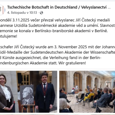 Čistecký 1 cena SDL Akademie Berlín 3.11.2025