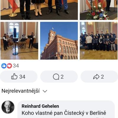 Čistecký FB Embasy ČR Berlín Gehelen 19.10.2025