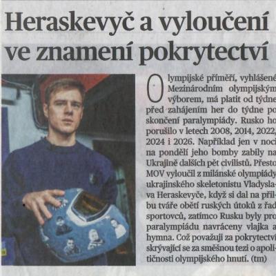 Haraskevyč o pokrytectví MFD 24.2.2026