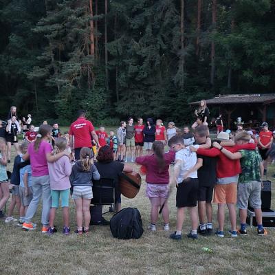 Praskolesy 1.LTP 2.7.2025: Táborák vzplál, i přes celostátní zákaz, a jak to umí jen přirozenost děti😊