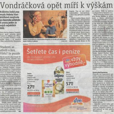 METRO Vondráčková Šviháci 12.1.2026