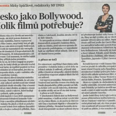 MFD Česko Bollywood 13.1.2026