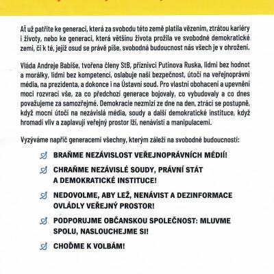 Několik slov Manifest 2025