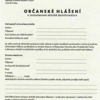 Občanské hlášení