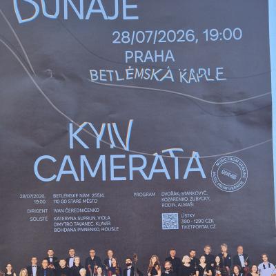 Praha - Betlémská kaple 28.7.2026: KYIV CAMERATA – POLYPHONY OF THE DANUBE