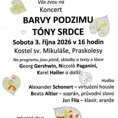 Praskolesy koncert plakát 3.10.2026