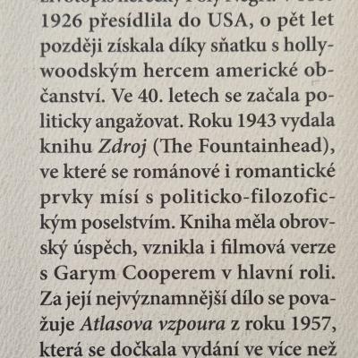 Randová Ayn životopis