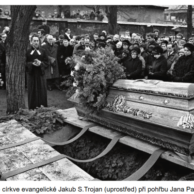 Trojan pohřeb Jana Palacha1969