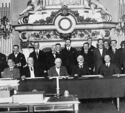 Uhry signatáři Trianonské smlouvy 1920