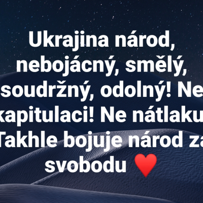 Ukrajina nebojácná