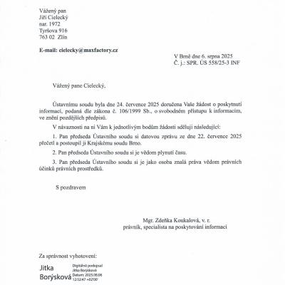 Posvětí Ústavní soud České republiky podvod?