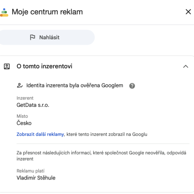 registrdluzniku.cz a exekuceinfo.cz od společnosti GetData prověřuje Policie