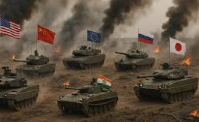 WWW III tanky a vlajky